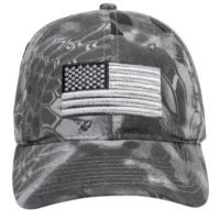 Outdoor Cap 120159-3-3 USA Flag Kryptek Raid Hook & Loop OSFA Unstructured