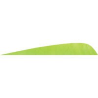 Gateway Parabolic Feathers Chartreuse 4 in. LW 50 pk.