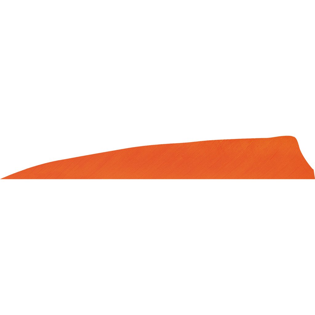 Gateway Shield Cut Feathers Tangerine 4 in. RW 50 pk.
