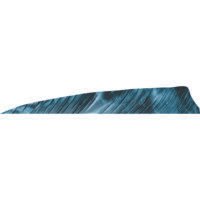 Gateway Shield Cut Feathers Tre Blue 4 in. RW 50 pk.