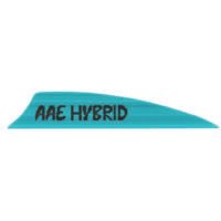 AAE Hybrid 1.85 Vanes Teal 1.85 in. 100 pk.