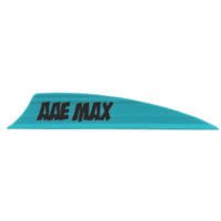 AAE Pro Max Vanes Teal 1.7 in. 100 pk.