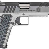 Springfield Armory PX9219L 1911 Emissary 9mm Luger 5" 9+1 Stainless Steel Frame Blued Carbon Steel with Tri-Top Cut Slide Black VZ Thin-Line G10 Grip Fiber Optic Front Sight Includes 2 Mags
