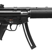 HK 81000468 MP5  Full Size 22 LR 25+1 16.10" Black Steel Barrel. Black Retractable Black Polymer Stock & Grips