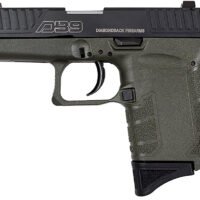 Diamondback DB0200P101 DB9 Gen4 Micro-Compact Frame 9mm Luger 6+1, 3.10" Stainless Steel Barrel, Black Nitride Serrated Stainless Steel Slide, OD Green Polymer Frame & Grip