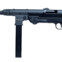 Mauser Rimfire 4400009CA MP-40 Carbine 22 LR 10+1 16.30" Barrel w/Faux Suppressor, Steel Receiver, Black Metal Finish, Adjustable Rear Sight, Underfolding Black Stock