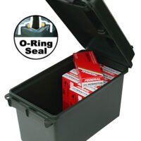 MTM Case-Gard AC50C40 Ammo Can  50Cal Rifle Black Polypropylene