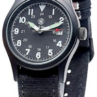 S&W SWW1464BK Smith & Wesson Military Watch Black