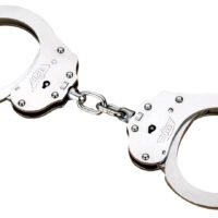 Uzi Accessories UZIHCEUSCNIJ Handcuffs NIJ Silver Steel Includes 2 Keys