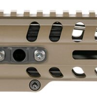 Patriot Ordnance Factory  Minuteman Complete Upper 5.56x45mm NATO 10.50" Black Nitride Barrel Aluminum Patriot Brown Receiver 9" M-LOK Handguard Lo Pro DI Gas Block (Mid Length)
