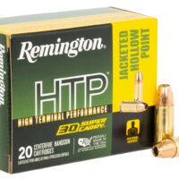 Remington Ammunition R20019 HTP  30SuperCarry 100gr Jacketed Hollow Point 20 Per Box/10 Case