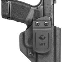 Mission First Tactical HSFHCAIWBABL Appendix Holster IWB/OWB Black Polymer Belt Clip Fits Springfield Hellcat Micro-Compact OSP 9 Ambidextrous