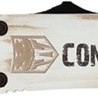 CobraTec Knives MCATIFS3TNS FS-3 Come And Take It 3" OTF Tanto Plain D2 Steel Blade/White w/"Come And Take It" Cerakoted Aluminum Handle Features Glass Breaker Includes Pocket Clip