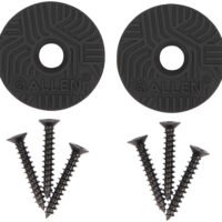 Allen 5649 Disc Gun & Tool Magnet Set Black Metal Screw On 2 pk