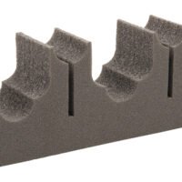 Allen 5658 Firearm & Fishing Rod Magnetic Holder Black Metal/Foam Holds 3 Rifle/Shotgun