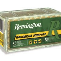 Remington Ammunition 20025 Magnum Rimfire 17HMR 20gr Jacketed Soft Point 50 Per Box/40 Case