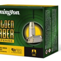 Remington Ammunition 27606 Golden Saber Defense 38Special+P 125gr Brass Jacketed Hollow Point 20 Per Box/25 Case