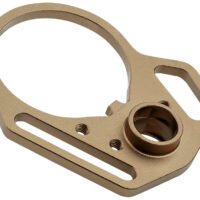 Strike Industries ARULMFEP&ACNFDE QD End Plate QD End Plate with Hook Attachments & Anti-Rotation Castle Nut, Flat Dark Earth Finish