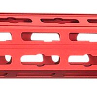Strike Industries GRIDLOK-LITE-17-RED GridLok Lite with Quick Rail Detach System 17"L 1.57"D M-LOK Red Aluminum for AR-15