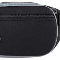 Galco FTPRGBC Fastrax PAC Waistpack Size Compact Black/Gray Neoprene Compatible w/Glock 32/Kahr CW/S&W M&P ShieldX Belt Up to 50" Wide Ambidextrous