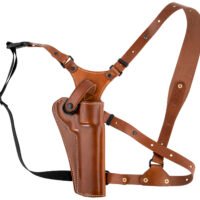 Galco GA128 Great Alaskan  Size Fits Chest Up To 54" Tan Leather Shoulder/Torso Strap Fits Ruger GP100 Fits S&W L Frame Right Hand