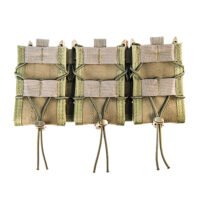 High Speed Gear 45TA00OD TACO Shingle Mag Pouch Triple OD Green Nylon MOLLE Compatible w/ Rifle