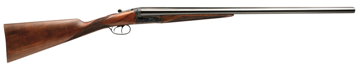 Dickinson ST41026DH Estate 410 Gauge with 26" Black Barrel, 3" Chamber, 2rd Capacity, Color Case Hardened Metal Finish, Oil Turkish Walnut Stock & Double Trigger Right Hand (Full Size)