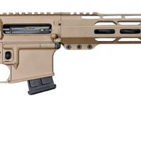 Alexander Arms RTA17DE Tactical 17 HMR 10+1 18" Black Fluted/Threaded Barrel, Picatinny Rail Flat Dark Earth Cerakote Aluminum Receiver, Black B5 Bravo Synthetic Stock