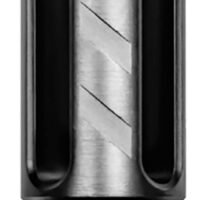 Rise Armament RA-703-223-BLK Veil Flash Hider Black Nitride Finish 416R Stainless Steel with 2.25" OAL for 22 Cal AR-15