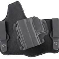 Galco KT801RB KingTuk Deluxe IWB Black Kydex/Leather Compatible w/Glock 43/43X/Springfield Hellcat Pro UniClip Mount Left Hand