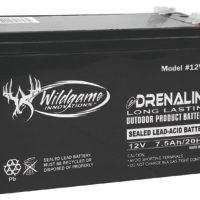 Wildgame Innovations WGIWGIBT0011 Edrenaline Rechargeable Battery Black 12.0 Volts