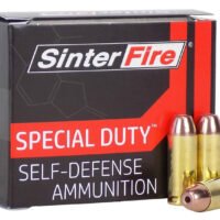 SinterFire Inc SF10125SD Special Duty (SD)  10mmAuto 125gr Lead Free Frangible Hollow Point 20 Per Box/10 Case