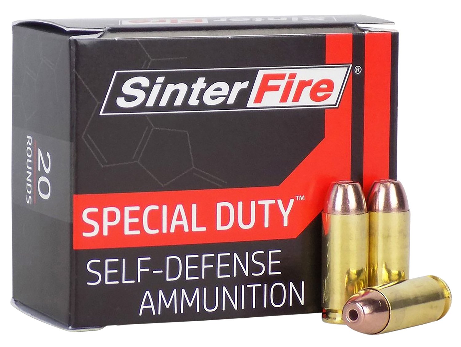 SinterFire Inc SF10125SD Special Duty (SD) 10mmAuto 125gr Lead Free Frangible Hollow Point 20 Per Box/10 Case