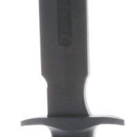 Cold Steel CS92R14R1 Military Classic Trainer 6.75" Fixed Plain Black Santoprene Blade, 4.75" Black Santoprene Handle