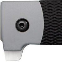 Cold Steel CS-26T Oyabun 3.50" Folding Plain 4034 Stainless Steel Blade/ Griv-Ex Black GRN w/TPR Inlay Handle