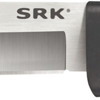 Cold Steel CS-35AN San Mai SRK 6" Fixed Plain Satin VG-10 San Mai Blade/Black Checkered w/Finger Guard Kray-Ex Handle