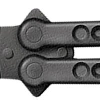 Cold Steel CS-92EAA FGX Balisong 5" Folding Part Serrated Black Griv-Ex Blade & Handle