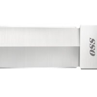 Cold Steel CS39LSSC OSS  8.25" Fixed Plain AUS-8A SS Blade/Black Textured Kray-Ex Handle Includes Sheath