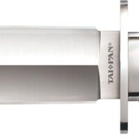 Cold Steel CS-35AA San Mai Tai Pan 7.50" Fixed Spear Point Plain VG-10 San Mai Blade/ Black Textured/Oval Kray-Ex Handle Includes Sheath