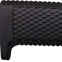 Cold Steel CS36LPMF Pendleton Mini Hunter 3" Fixed Plain Stonewashed AUS10A SS Blade, 3.63" Black Textured Kray-Ex Handle