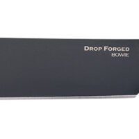 Cold Steel CS-36MK Drop Forged 9.50" Fixed Bowie Plain Black 52100 High Carbon Steel Blade/ Black & Ivory Faux Stag Handle Includes Belt Loop/Sheath