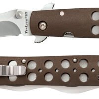 Cold Steel CS-26SXK6 Ti-Lite 6" Folding Plain Kris AUS 10A Steel Blade/ Black Griv-Ex Handle