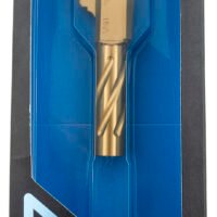Rival Arms RARA20H101E Precision V1 Match Grade Spiral Fluted Threaded Gold PVD Stainless Steel, Fits Springfield Hellcat