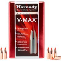 Hornady 22415 V-Max  6mm .243 65 gr V Max 100 Per Box/ 40 Case