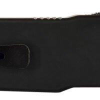 Templar Knife LABR321 Premium LW Large 3.50" OTF Drop Point Plain Black Oxide Stonewashed D2 Steel Blade, 5.25" Black Aluminum Handle