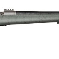 Christensen Arms 8010800202 Summit TI Full Size 300 PRC 3+1, 26" Natural Titanium Steel Threaded Barrel, Natural Titanium Aluminum Receiver, Green w/Black Webbing Fixed Sporter Stock