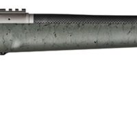 Christensen Arms CA10269815322 Summit TI Full Size 28 Nosler 3+1, 26" Natural Titanium Steel Threaded Barrel, Natural Titanium Aluminum Receiver, Green w/Black Webbing Fixed Thumbhole Stock