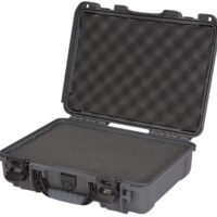 Nanuk 9101007 910 Waterproof Graphite Resin w/ Foam Padding&Airline Approved