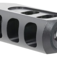 TacFire  Tanker Muzzle Brake  Black Oxide Steel with 1/2"-28 tpi Threads 2.76" OAL 1.37" Diameter for 5.56x45mm NATO