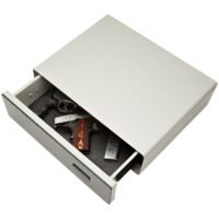 SnapSafe 75404 GlideVault  Access Code/Key Entry Silver Steel Glass Touchpad